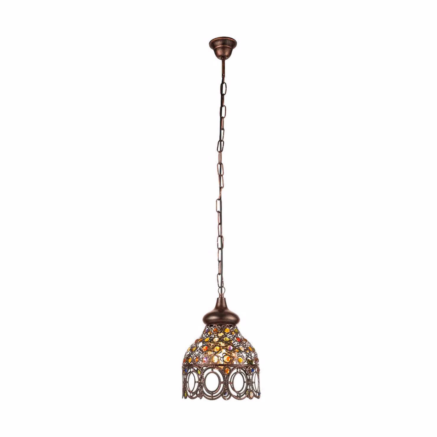 Eglo 49765 Jadida lampada a sospensione E27 color rame antico