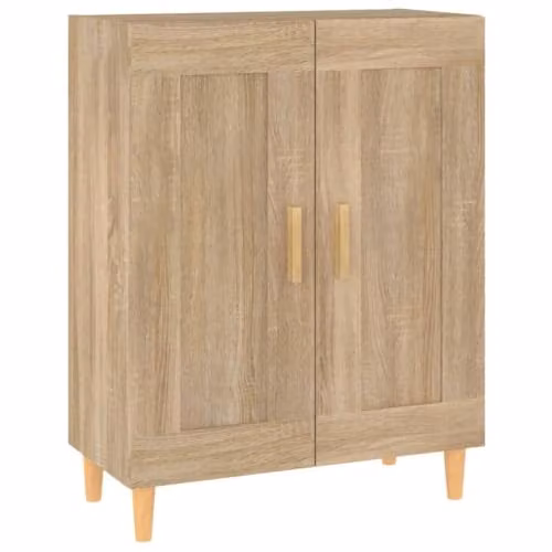 Helloshop26 Buffet bahut - Cassettiera portaoggetti per cucina, soggiorno, soggiorno, soggiorno, Sonoma 69,5 x 34 x 90 cm, in legno di ingegneria, colore: Marrone 02_0031642
