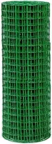 Rete elettrosaldata Blinky 57215 in acciaio plasticata verde, maglia 51x51 mm, H 150 cm x 25 metri