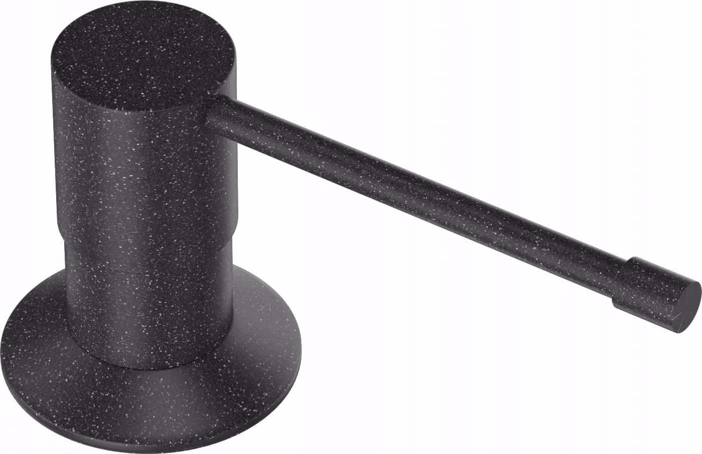 Granitan - Dispenser sapone - Dosatore detersivo 300 ml - Dosatore nero - ottone - UNIVERSAL
