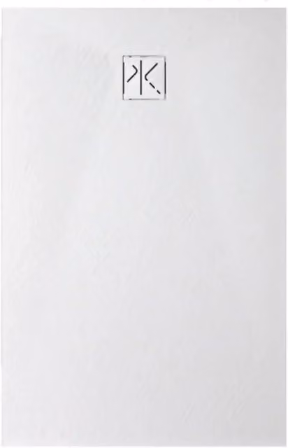 Piatto Doccia SFA Kinedo Pietraviva 140 x 70 cm in Resina Effetto Pietra Bianco Opaco