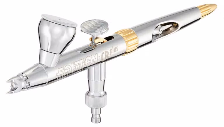 Aerografo Evolution CRplus da 0,5 mm con serbatoio e tappi