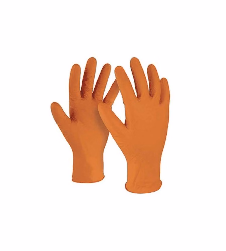 Kapriol Guanti in Nitrile Arancione XL 50pz - Supergrid per Officina