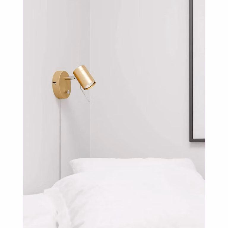 By Rydéns Faretto Correct, dimmerabile, Ottone / Oro, Soggiorno / Sala da pranzo, Metallo, Moderno, Applique