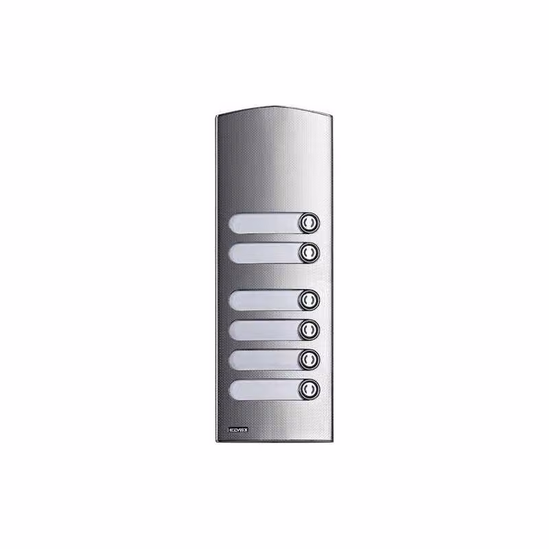 Combinazione Elvox 1256 Targa 1200 2 Modello con 6 Pulsanti in Acciaio Inox Argento – 2