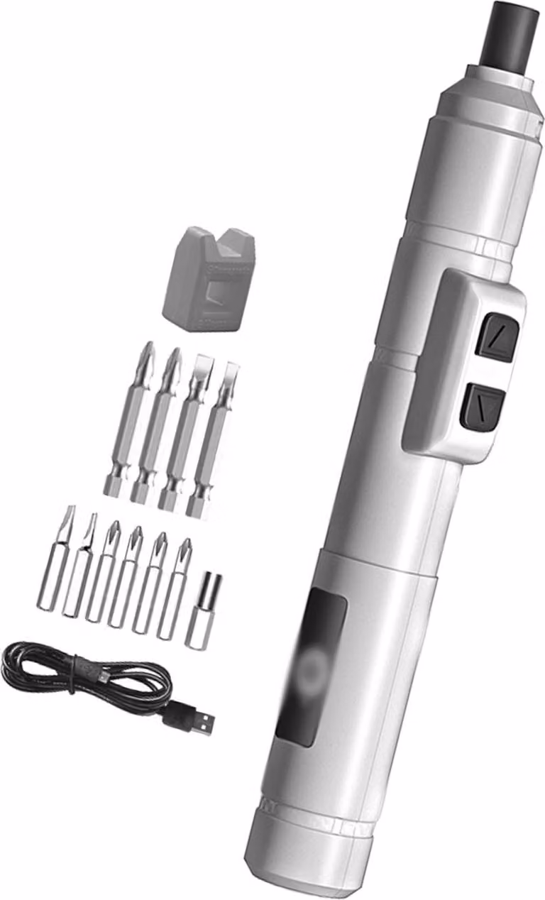 250r/min Cacciavite in metallo Set di cacciaviti multifunzionali Kit di strumenti per la riparazione Cacciavite elettrico per telefoni cellulari Computer Elettrodomestici