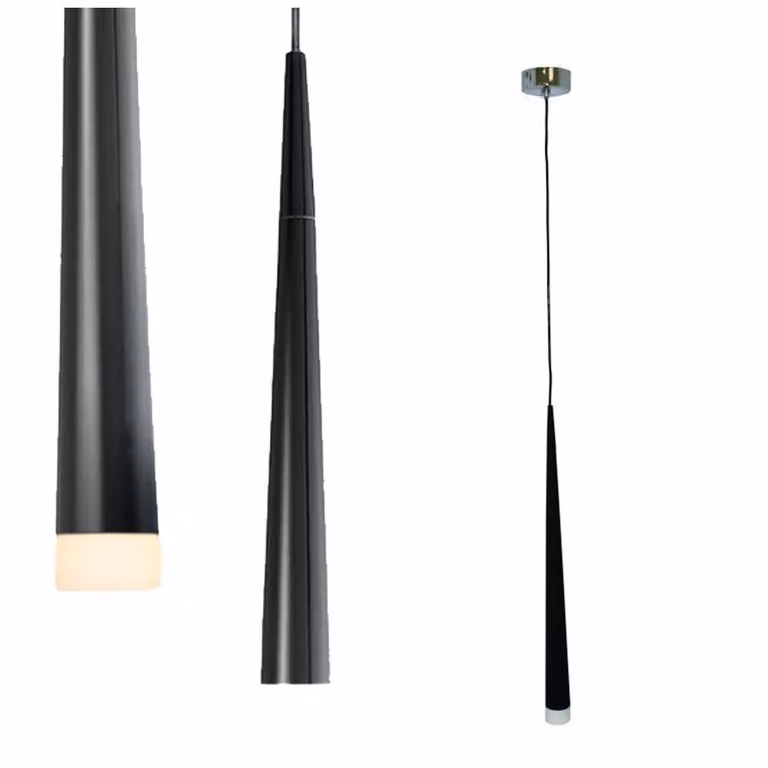 Lampada da soffitto Stylo 1 Modern Metallo, vetro nero Azzardo AZ0116
