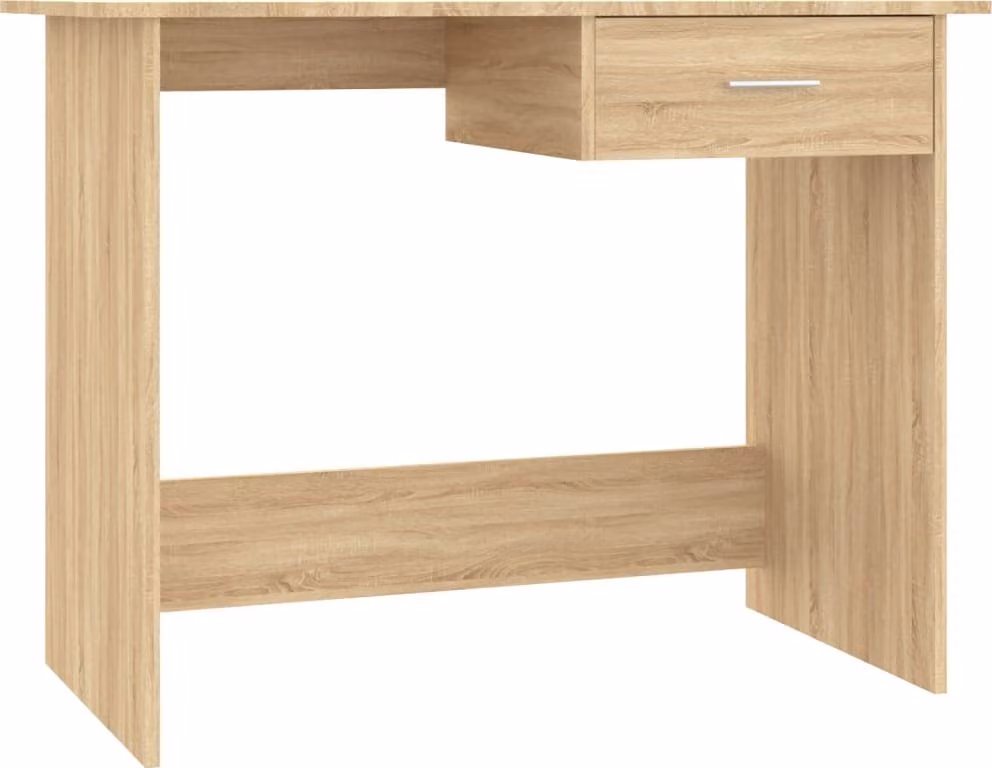 Scrivania Rovere Sonoma 100x50x76 cm in Legno Multistrato