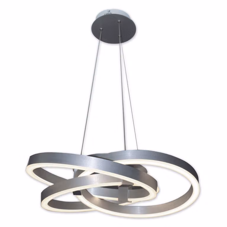 Lampada a sospensione Divora LED Ø58cm alluminio