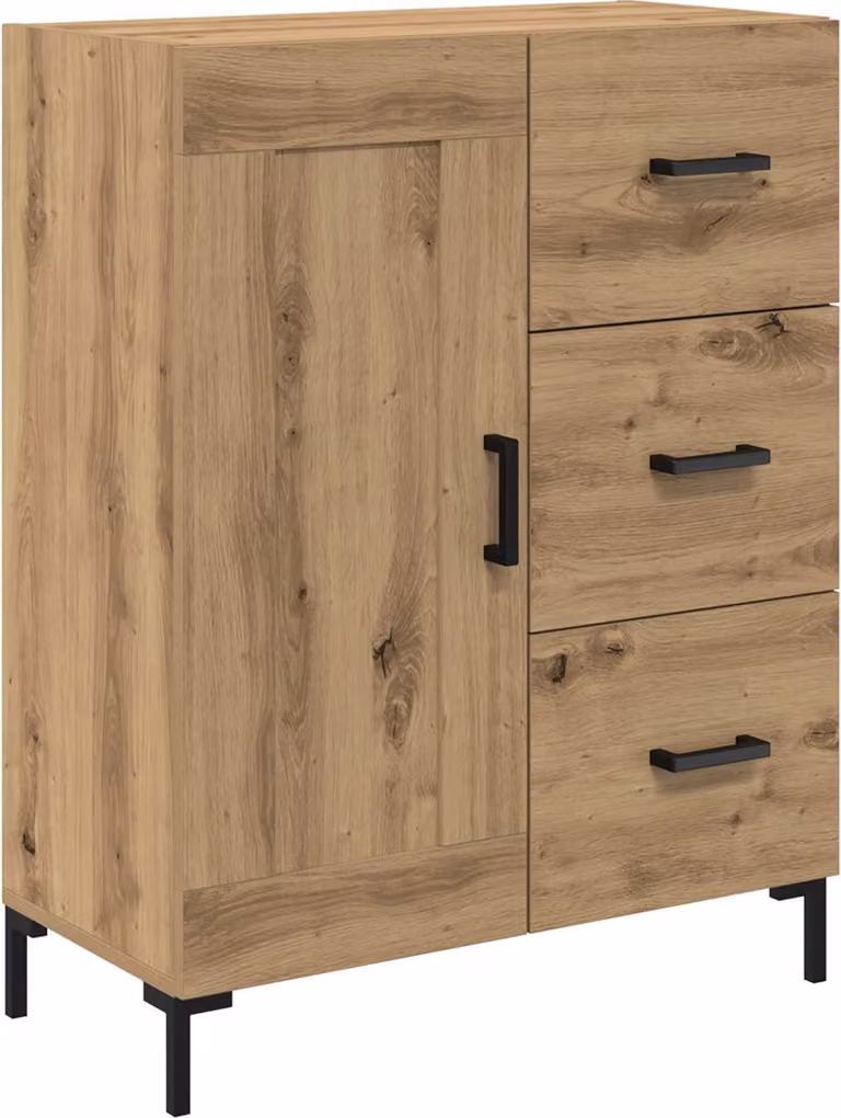 Credenza rovere artigianale 69.5 x 34 x 90 cm Legno multistrato