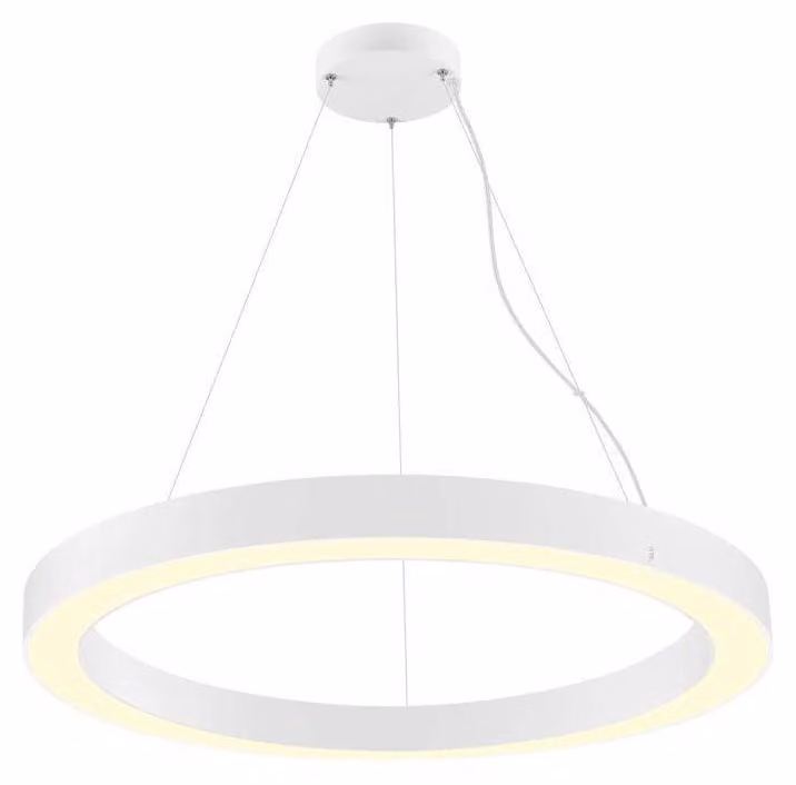 SLV MEDO RING 90, apparecchio a sospensione, lunghezza 300 cm, 3000/4000K, 110°, PHASE, bianco 1008596