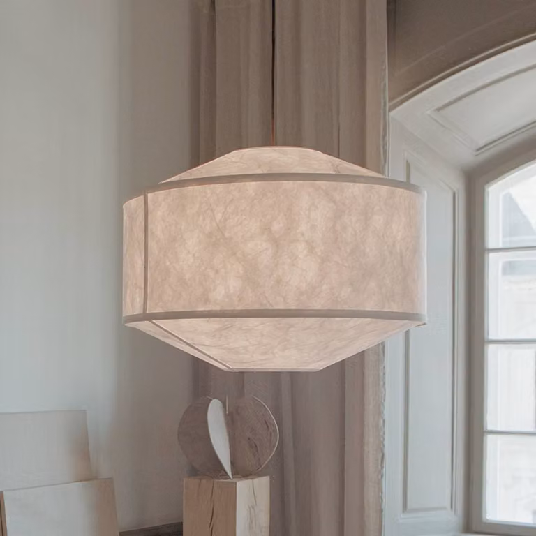 New Works Lampada a sospensione Kite, dimmerabile, Bianco / Opale, Soggiorno / Sala da pranzo, Metallo, Design, Lampada a sospensione