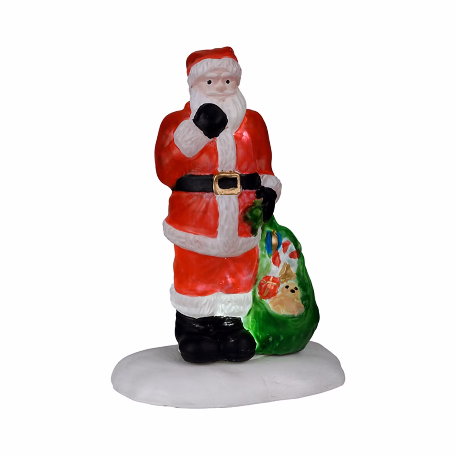 Decorazione natalizia da tavolo Babbo Natale Lemax colore rosso – 2
