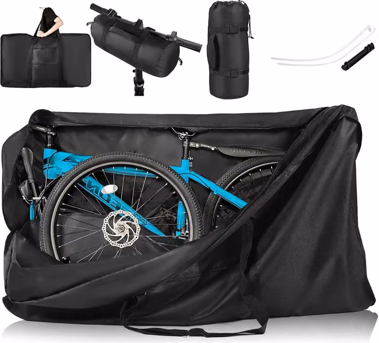 Borsa per il trasporto di biciclette 900D Oxford, impermeabile per 24-29 pollici, bici da strada MTB, bici pieghevole