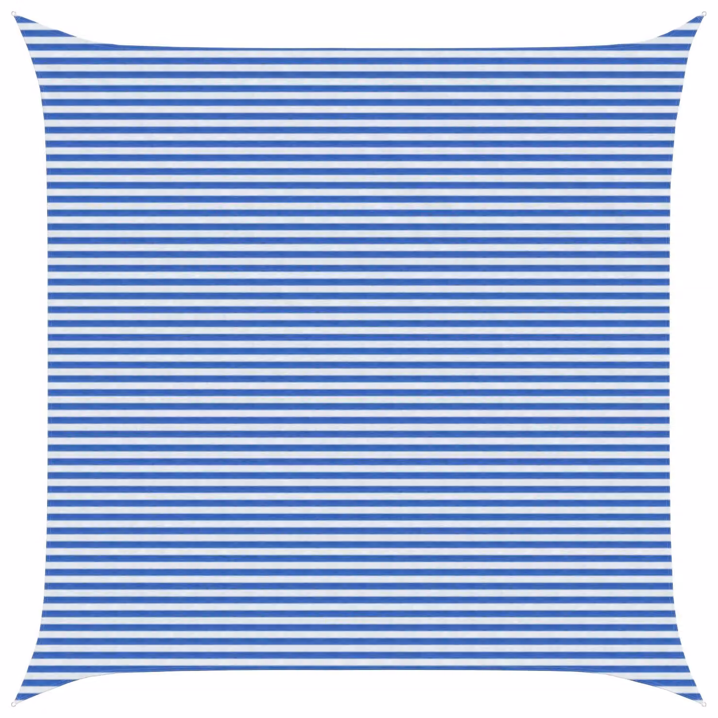 Telo Ombra Blu e Bianco 6 x 6 m HDPE