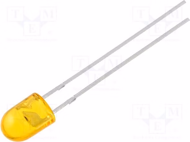 2 LED, 100/40°, 5,1x4,3mm, OSOR54A3B-NO, diodi LED a montaggio superficiale (SMD), ovali, 2180÷4200 mcd, arancioni, ovali