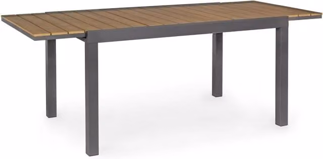 Tavolo allungabile in alluminio Elias 140/200x90 cm