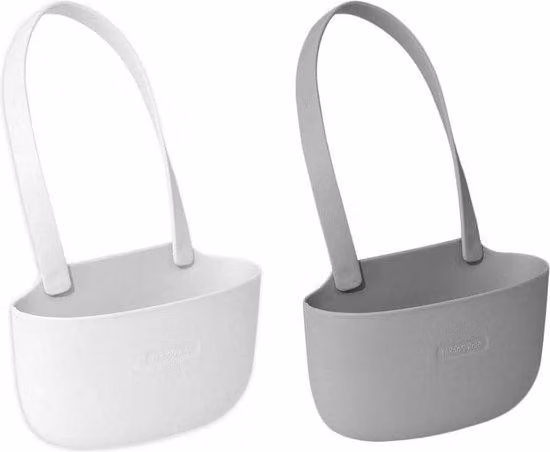 FEMONGIE Spons porta lavello 2 pezzi - Spons porta cucina porta strofinacci aiuto lavaggio - in cucina (grigio + bianco) Spons porta lavello magnetico