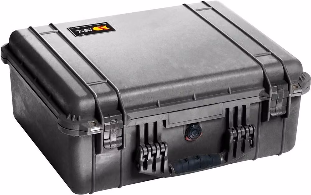 Peli - 1550 - Custodia protettiva - con imbottitura in schiuma - nera