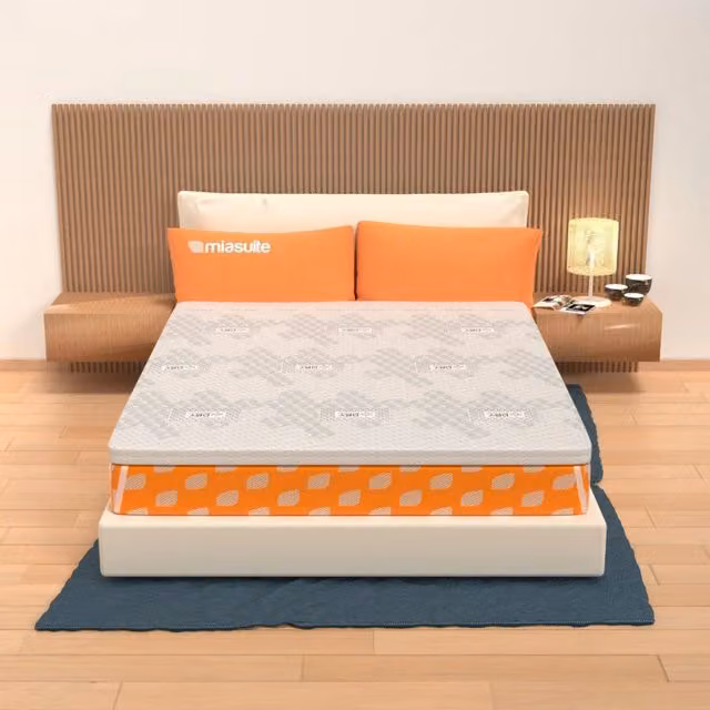 Topper in Memory Foam Singolo Correttore H5 MIASUITE Bianco, Altezza: 5 cm