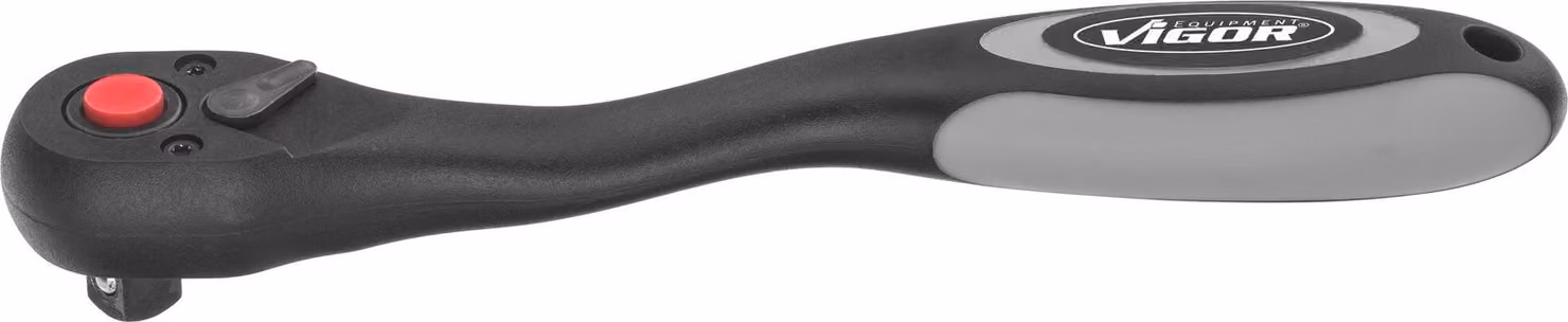 Cricchetto reversibile VIGOR V6038 quadrato solido 10 mm (3/8 di pollice) Lunghezza totale: 198 mm