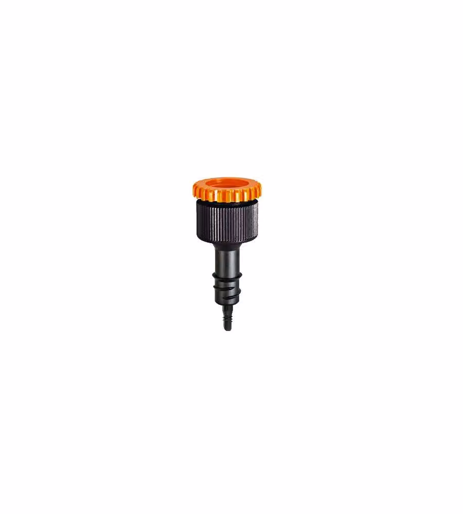 Raccordo riduttore per tubo Claber da 1/2" a 1/4" colore nero