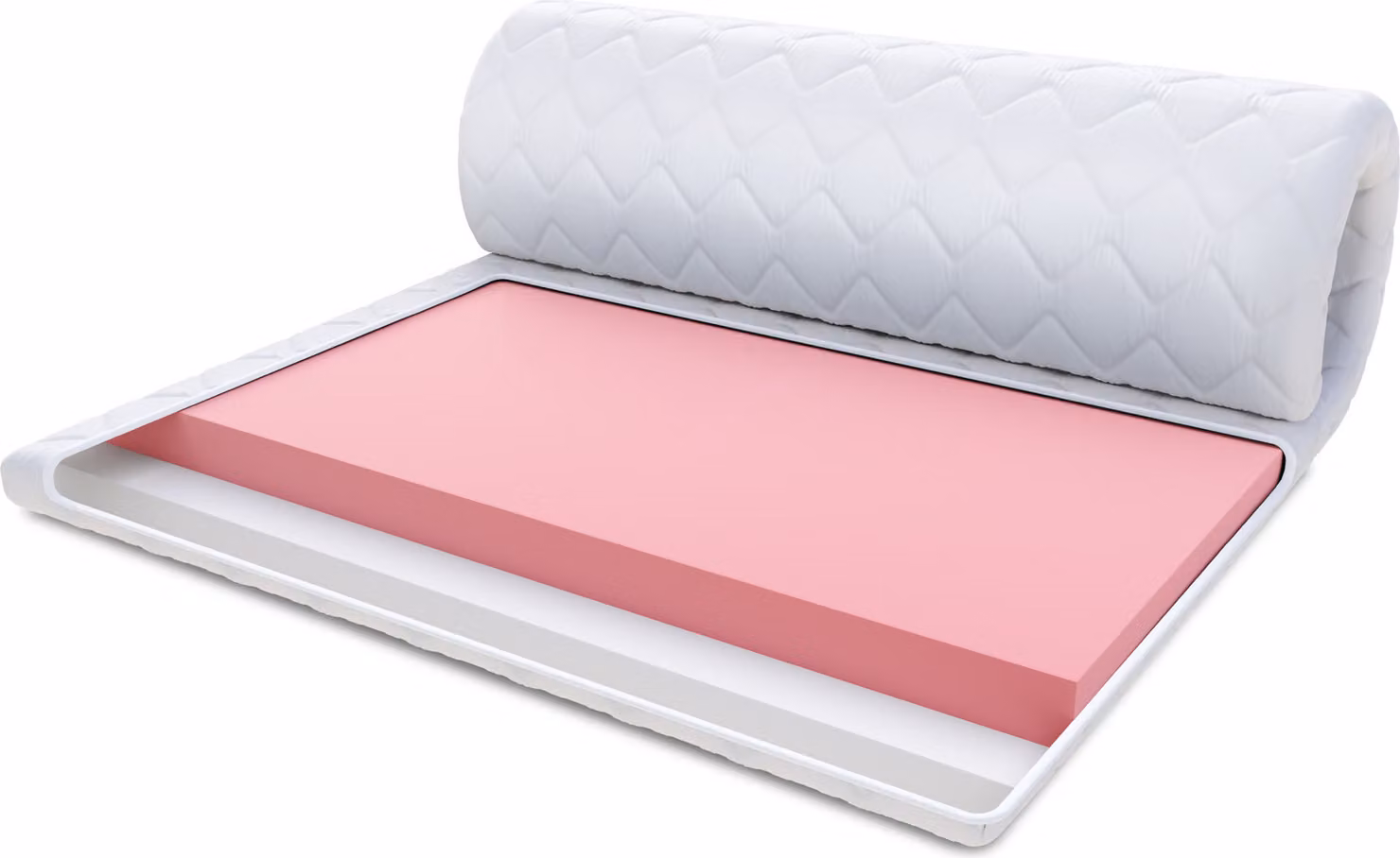 Elegante letto supplementare con schiuma di memoria VISCO 180x200 cm