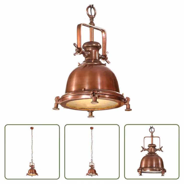 The Living Store Lampada a sospensione 35x35x153 cm Alluminio