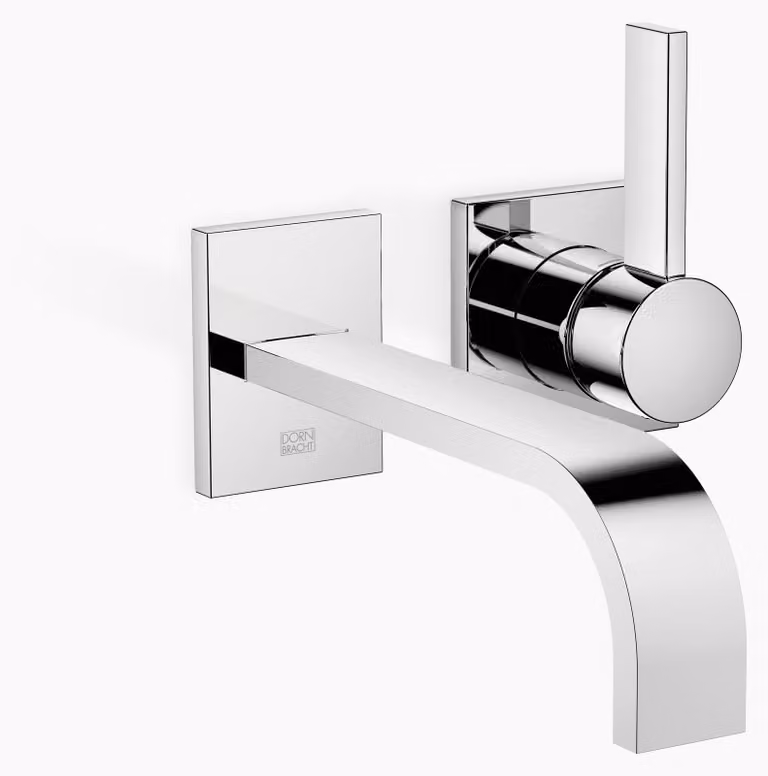 Dornbracht MEM Mitigeur monocommandé mural pour lavabos sans vidage, saillie 207mm, 36861782-00, 36861782-00