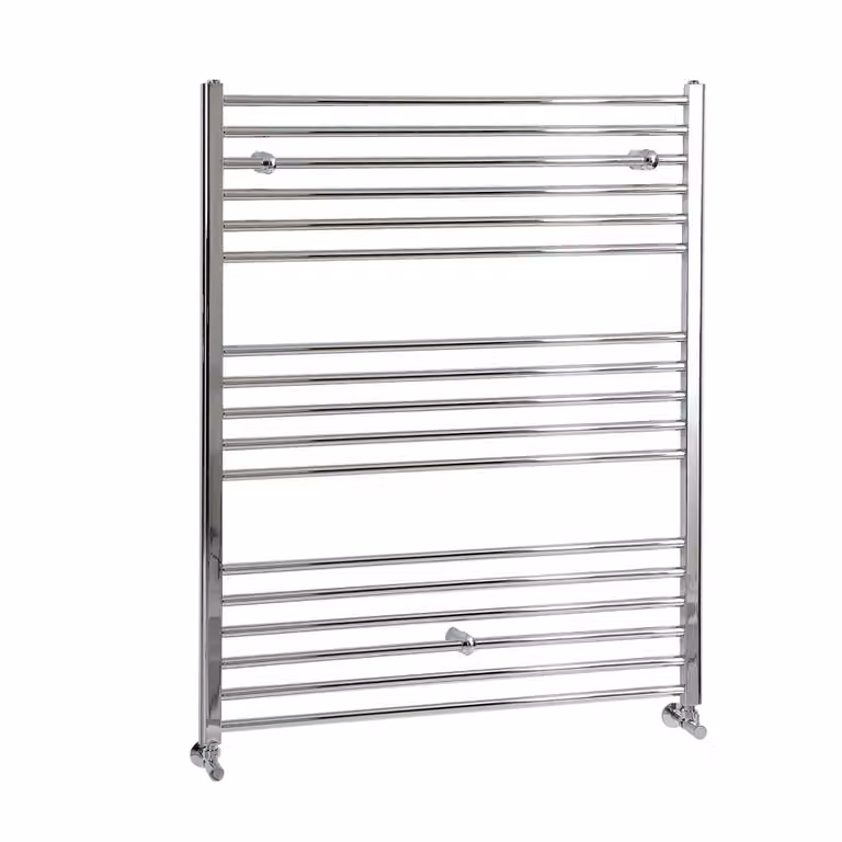 Scaldasalviette di Design Cromato - Termoarredo Bagno Piatto - 570W - 1200 x 1000mm - Kent