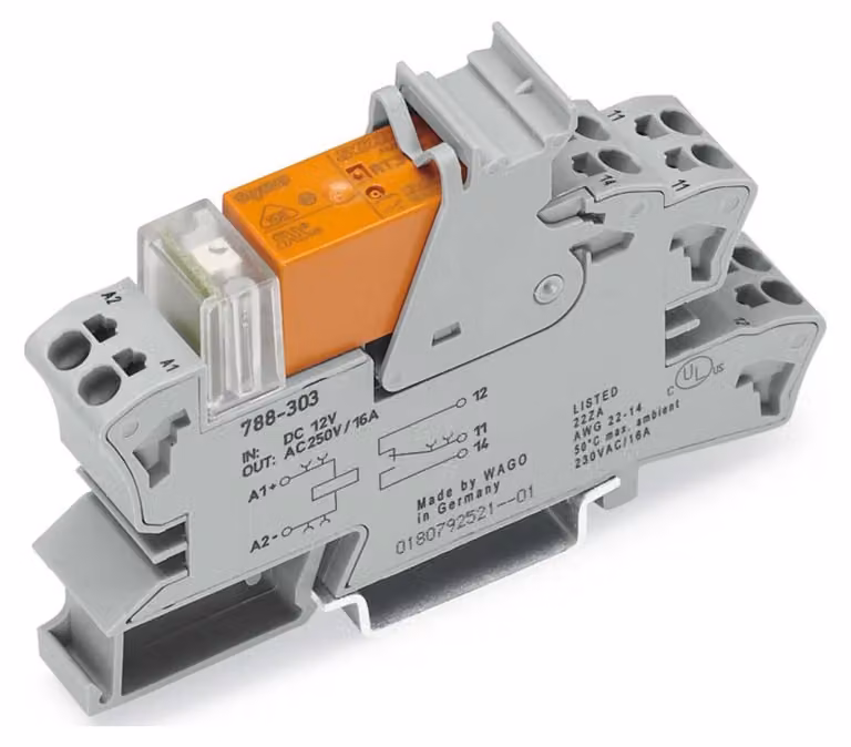 Presa con relè 1W, 230V AC/16A 788-508