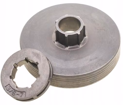 Tamburo Frizione 3/8" Pignone Flottante Per Sega A Scoppio Cestello Per Sega A Scoppio