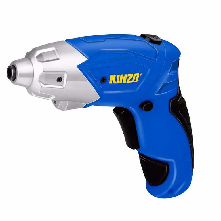 Cacciavite elettrico ricaricabile USB Kinzo 3,6V blu con 55 pezzi