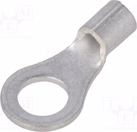 5 connettori a crimpare: ad anello, sezione 0,3÷1,42mm2, morsetto M4, per cavi isolati (34108)