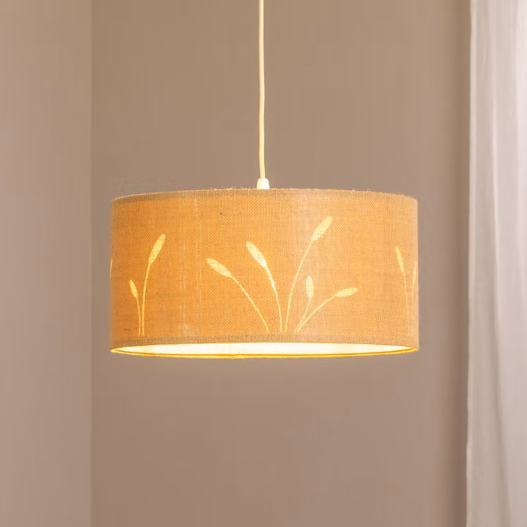 Lampada a sospensione Boho Auris Maco Design, dimmerabile, Soggiorno / Sala da pranzo, Tessuto / Stoffa / Seta, Lampada a sospensione