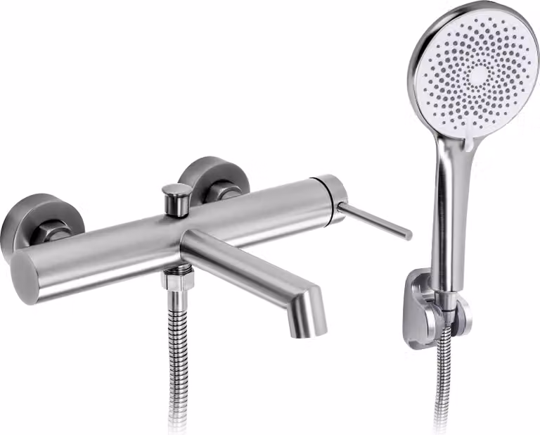 Rubinetto Per Vasca Da Bagno Rea Js-A701303N Nichel Spazzolato