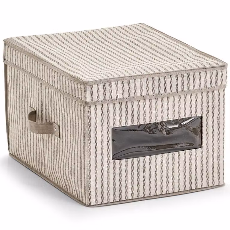 Contenitore per tessuti, 25 x 30 x 40 cm, STRIPES