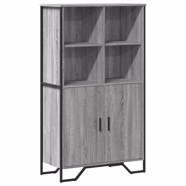 Credenza Grigio Sonoma 79,5x35,5x137,5 cm in Truciolato