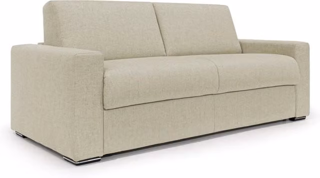 Divano letto Nixon Divani.Store con materasso Beige