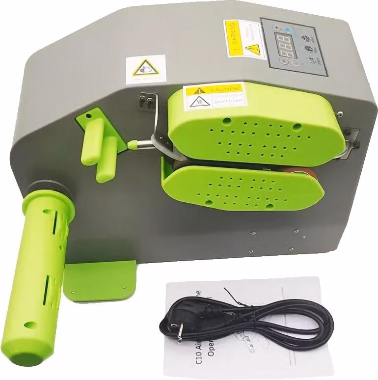 Macchina a cuscino d'aria, velocità del vento regolabile, alta efficienza, arancione o nero, 220 V