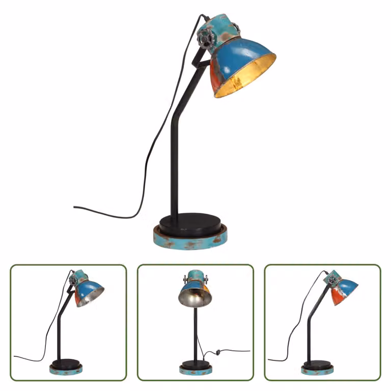 The Living Store Lampada da scrivania 25 W Multicolore 18x18x60 cm E27