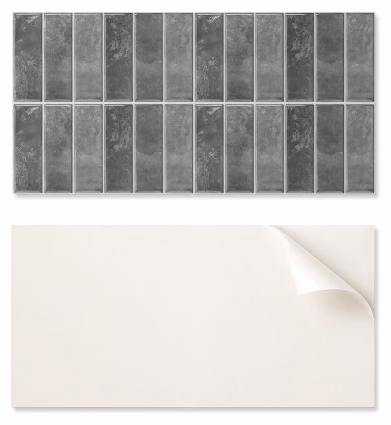 Pannello decorativo in vinile autoadesivo, dimensioni 100 x 50 cm, con motivo geometrico a piastrelle