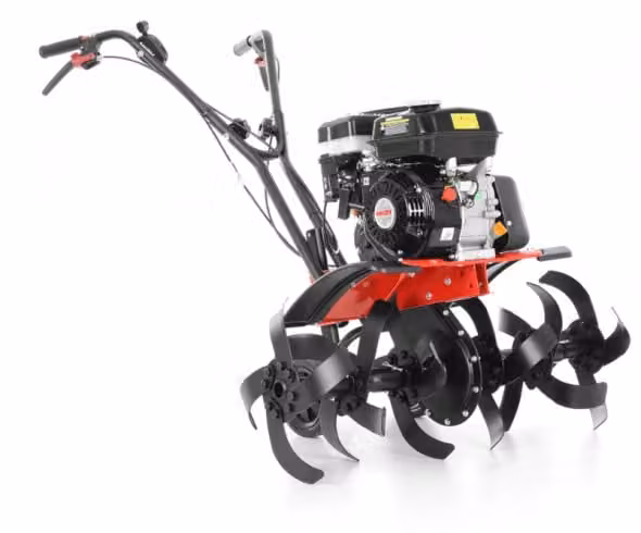 HECHT 785 Motozappa a benzina | 32-84 cm di larghezza di lavoro | 32 cm di profondità di lavoro | 6,5 HP | 4,5 kW | 196 cm³