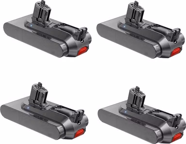 Batteria, 6000/8000 mAh, ricaricabile, confezione da 4 da 8000 mAh