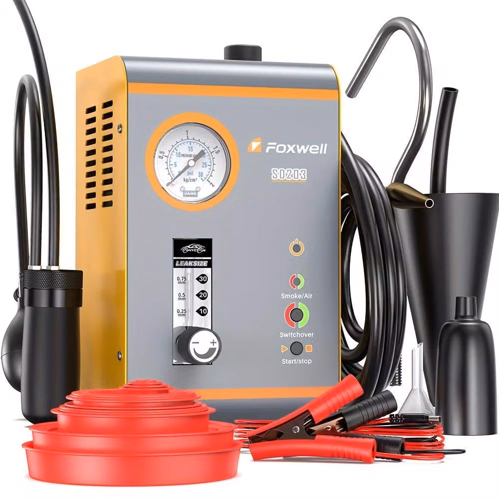 Macchina per test con fumo - Rilevatore di perdite - Tester per sistemi pneumatici e a vuoto - Rilevatore di perdite - Generatore di fumo