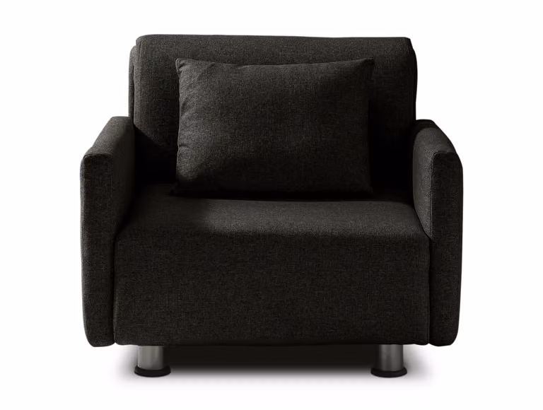Divano Letto EDITH Antracite 80x190 cm