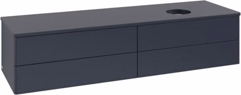 V&B Mobiletto senza struttura frontale - illuminazione Antao 160x50cm, WBP-colore Lac, md bl. m Lac