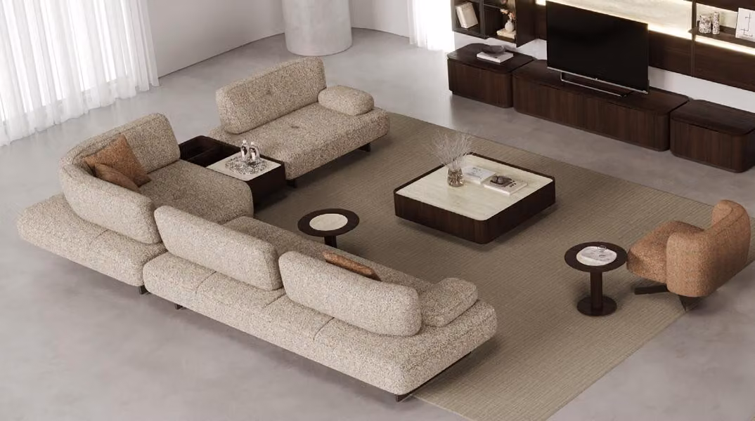 Luxus Möbel Wohnzimmer Komplette Einrichtung Sofa Tische Sessel Set 5tlg