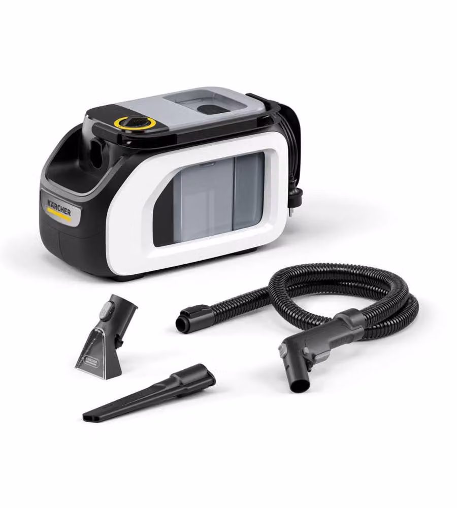 Karcher Lavatappeti SE 3 Compact Bianco per Tessuti e Moquette – 3
