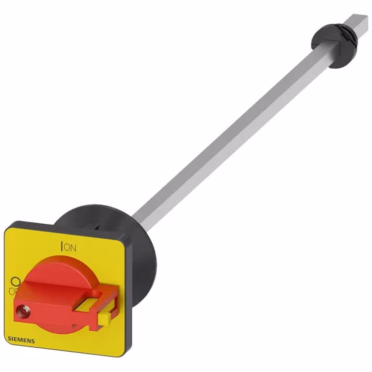 Motoriduttore rotativo Siemens con accoppiamento a porta, rosso/giallo 48x48 mm, montaggio frontale 3LD93435CA